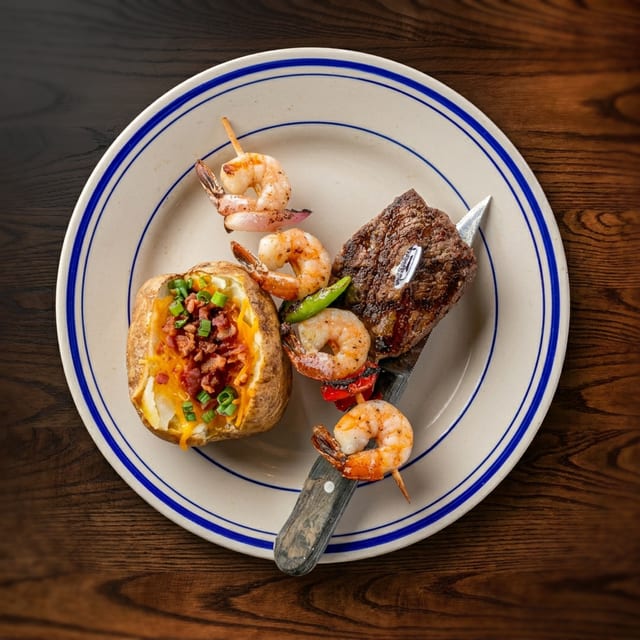 Lunch Surf and Turf.