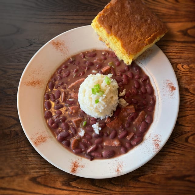 Bowl of Red Beans and Rice.