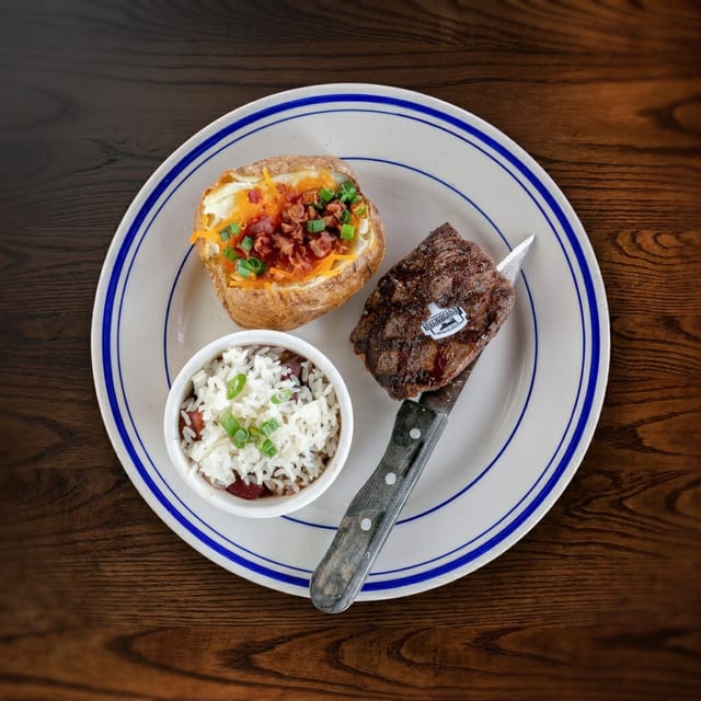 Lunch 6oz Sirloin.