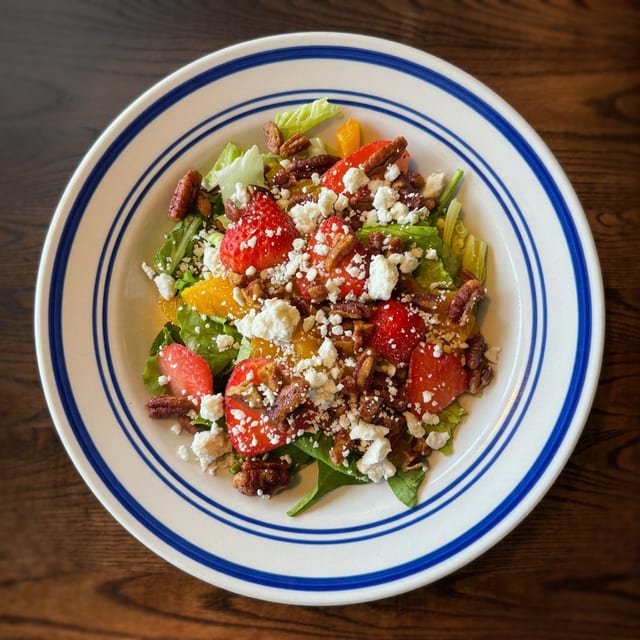 Strawberry Pecan Salad.