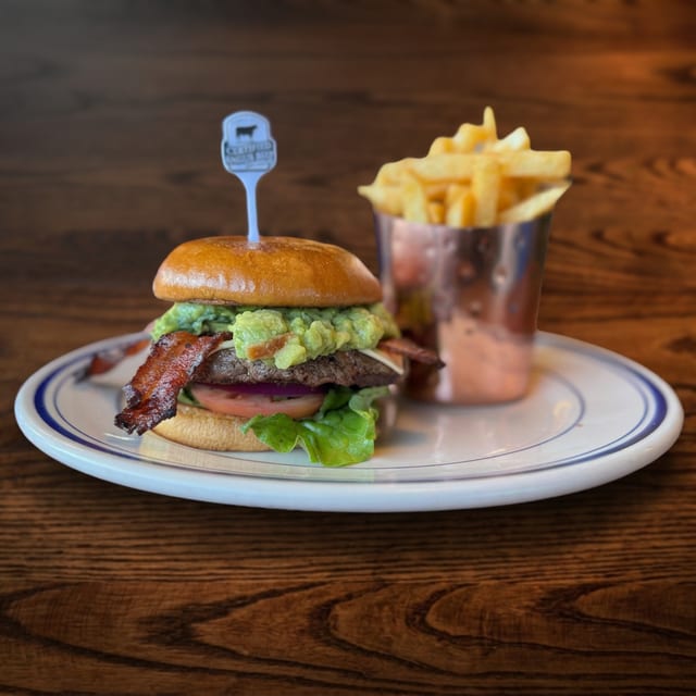 Bacon Avocado Burger.