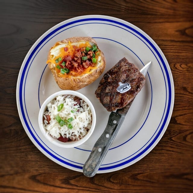 Lunch 6oz Sirloin.