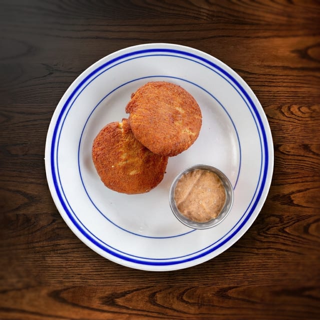 Crabcakes.