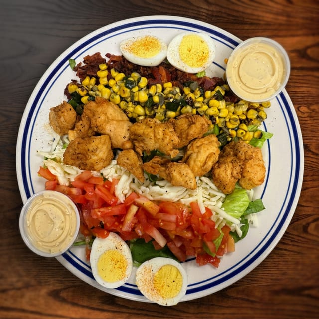 Chicken Cajun Cobb Salad.