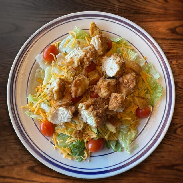 Fried Chicken Salad.
