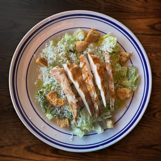 Grilled Chicken Caesar.