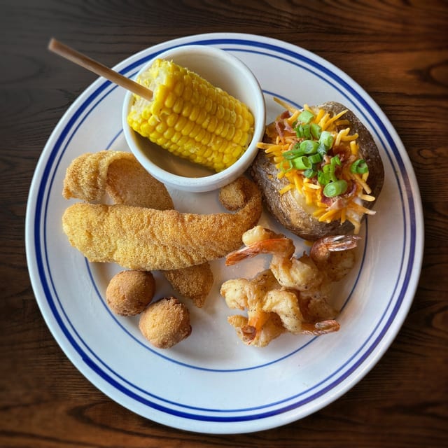 Catfish and Shrimp.