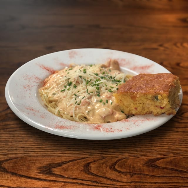 Lunch Cajun Pasta.