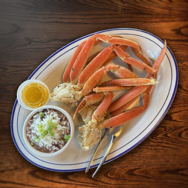 Crab Leg Meal.