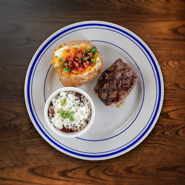 Lunch 10oz Sirloin.