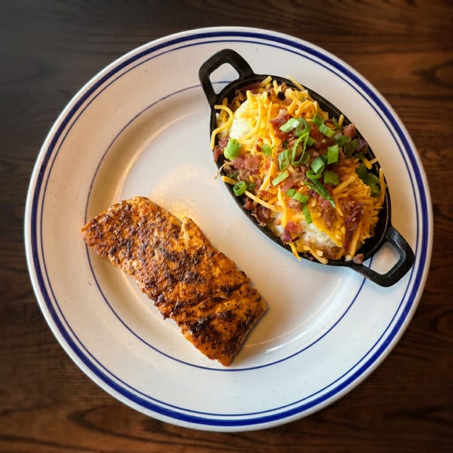 Blackened Salmon.