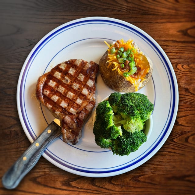 Bone in Pork Chop.