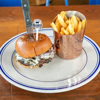 Mushroom Swiss Burger